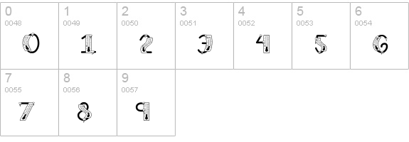 CK Freezing numbers 0-9 preview