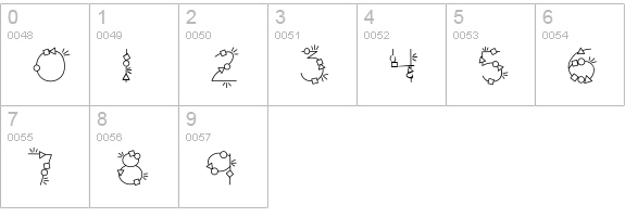 CK Geometric numbers 0-9 preview