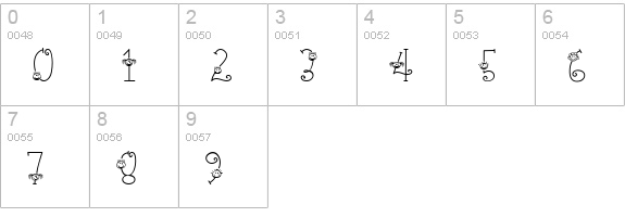 CK Happy Kids numbers 0-9 preview