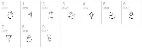 CK Hearts numbers 0-9 preview