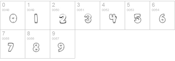 CK Pillow numbers 0-9 preview