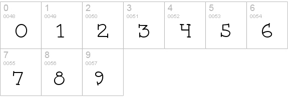 CK Quake numbers 0-9 preview
