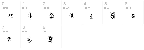 CK Ransom numbers 0-9 preview