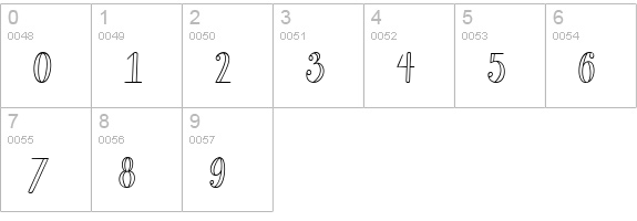 CK Simplicity numbers 0-9 preview