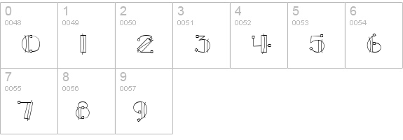 CK Slice numbers 0-9 preview