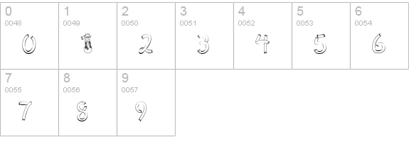 CK Snowman numbers 0-9 preview