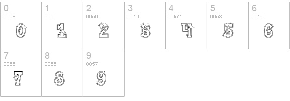 CK Spirit numbers 0-9 preview