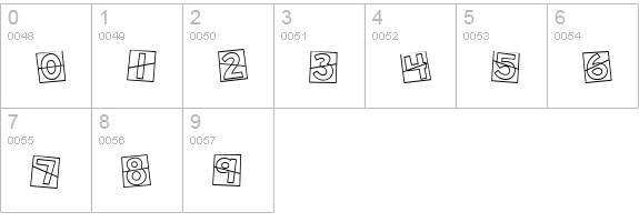 CK Split Box numbers 0-9 preview