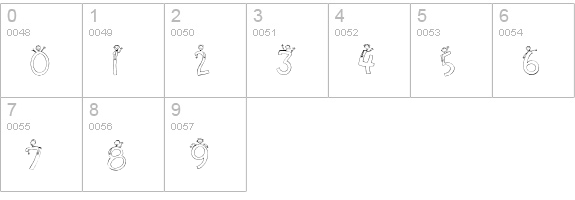 CK Stick Boys numbers 0-9 preview