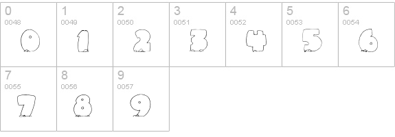 CK Stones numbers 0-9 preview