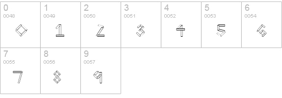 CK Strips numbers 0-9 preview