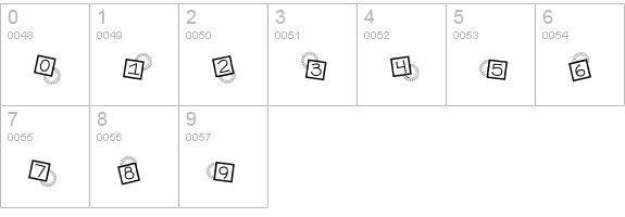 CK Sunshine numbers 0-9 preview