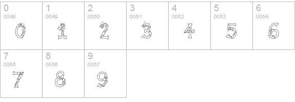 CK Trellis numbers 0-9 preview