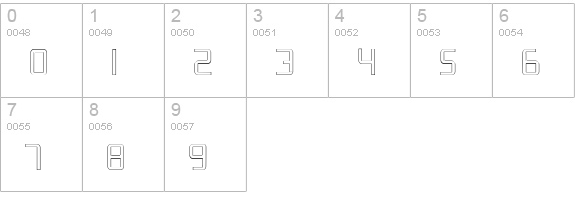CK Video Game numbers 0-9 preview
