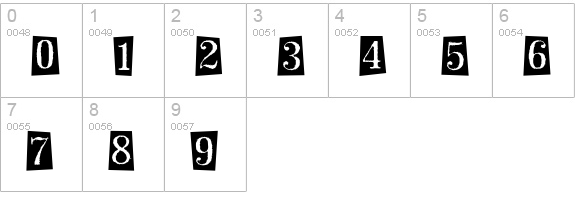 CK Wanted numbers 0-9 preview
