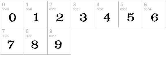 ClareRandom numbers 0-9 preview