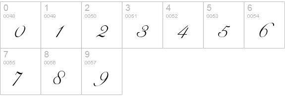 Classica Two numbers 0-9 preview