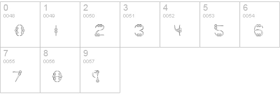 CLAW 2 -BRK- numbers 0-9 preview