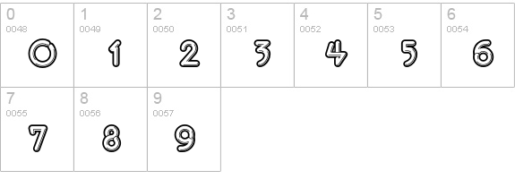 Client numbers 0-9 preview