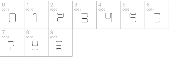 Coil-Light numbers 0-9 preview
