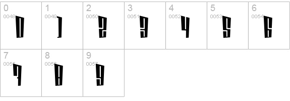 Coin Locker Datura numbers 0-9 preview