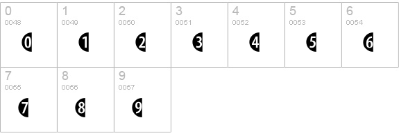 Combnumb2 numbers 0-9 preview