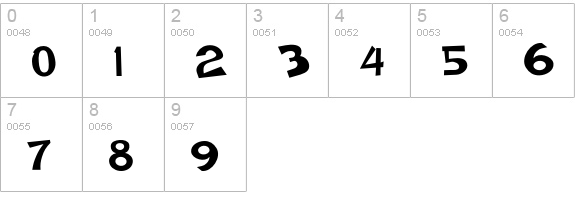 ComicBookTwo numbers 0-9 preview