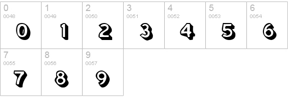 Coming Soon! numbers 0-9 preview