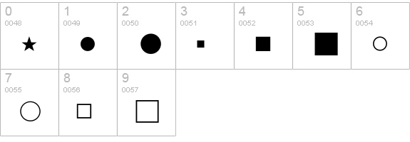 Commercial Pi numbers 0-9 preview