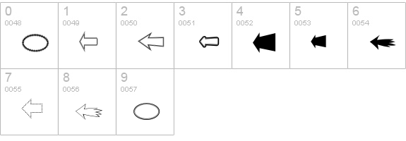 CommercialP02 numbers 0-9 preview