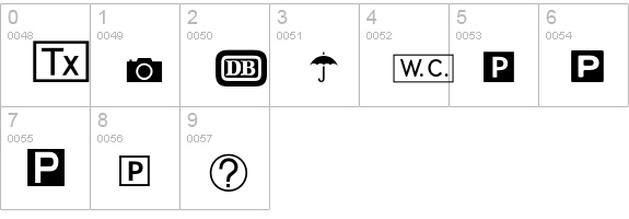 CommunicationsP04 numbers 0-9 preview