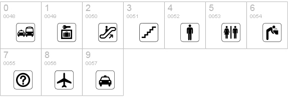 CommunicationsP06 numbers 0-9 preview