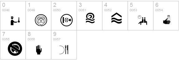 CommunicationsP07 numbers 0-9 preview
