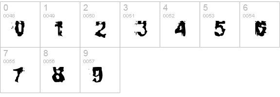 Conformyst numbers 0-9 preview