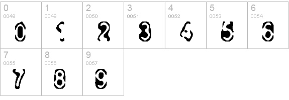 Consolidated numbers 0-9 preview