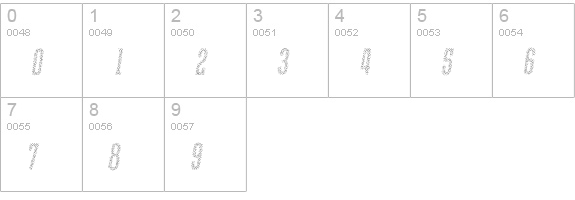 Containment Sparkle numbers 0-9 preview