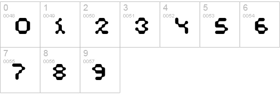 Copycat numbers 0-9 preview