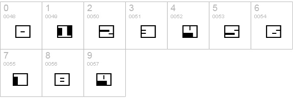 Cornelius Maurits numbers 0-9 preview