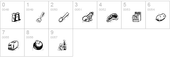 Counterscraps numbers 0-9 preview