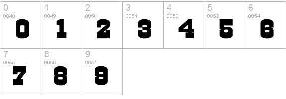 Cowboys numbers 0-9 preview