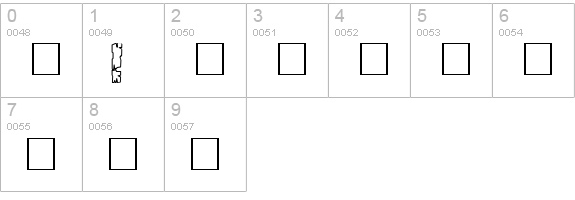 Crakoom! numbers 0-9 preview