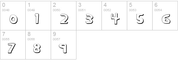 Crappity-Crap-Crap 3D numbers 0-9 preview