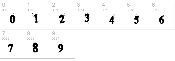 CrustiEst numbers 0-9 preview