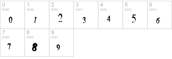 CrustiWacky numbers 0-9 preview