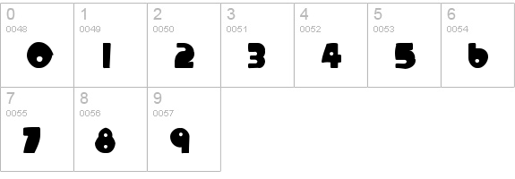 Crystal Radio Kit Ink numbers 0-9 preview