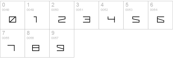Cubos numbers 0-9 preview
