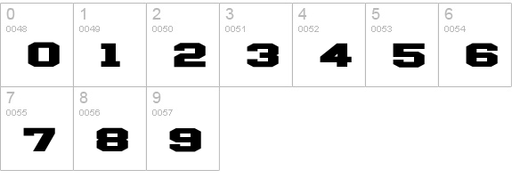 D3 Egoistism numbers 0-9 preview