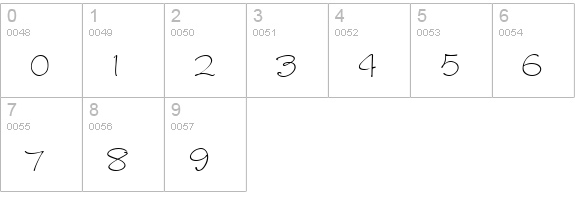 Dagobert numbers 0-9 preview