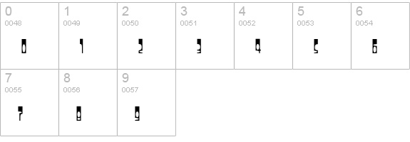 Darkside numbers 0-9 preview