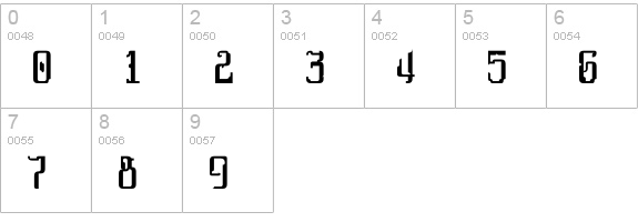 Daybreaker numbers 0-9 preview